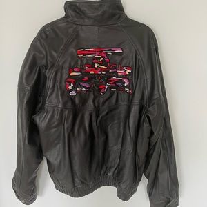 Vintage Canadian F1 Racing Leather Jacket